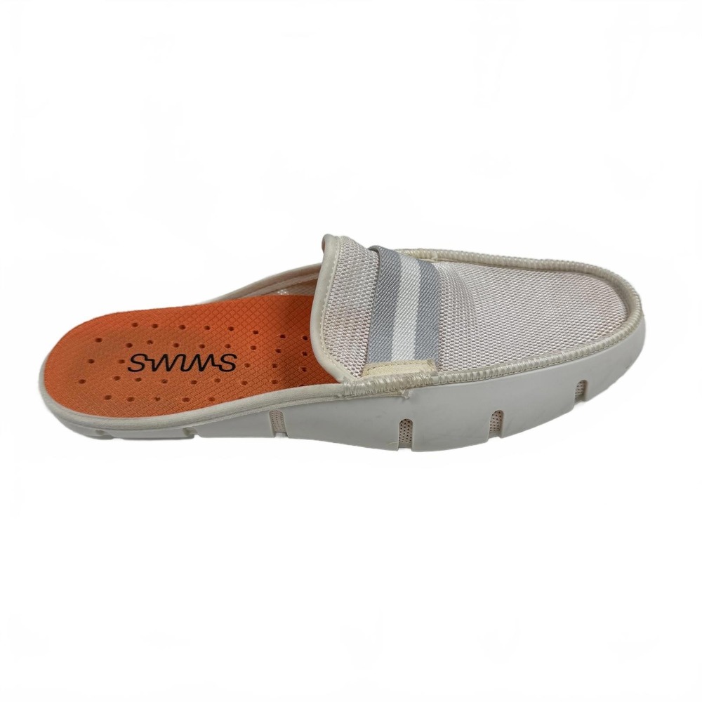 Men's Size 9 Swims White/Cream slip on slide Loafers